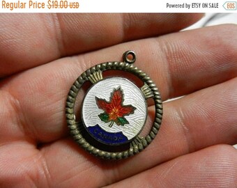 Spring Sale Vintage Sterling Silver Canadian Charm Pendant