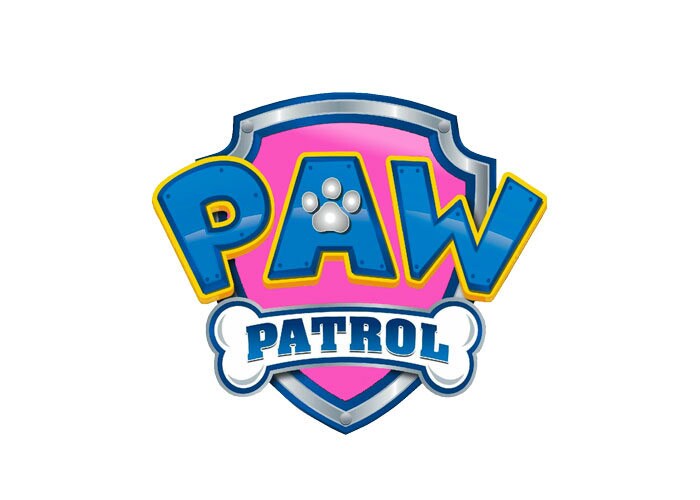 Paw Patrol Pink Badge about 4