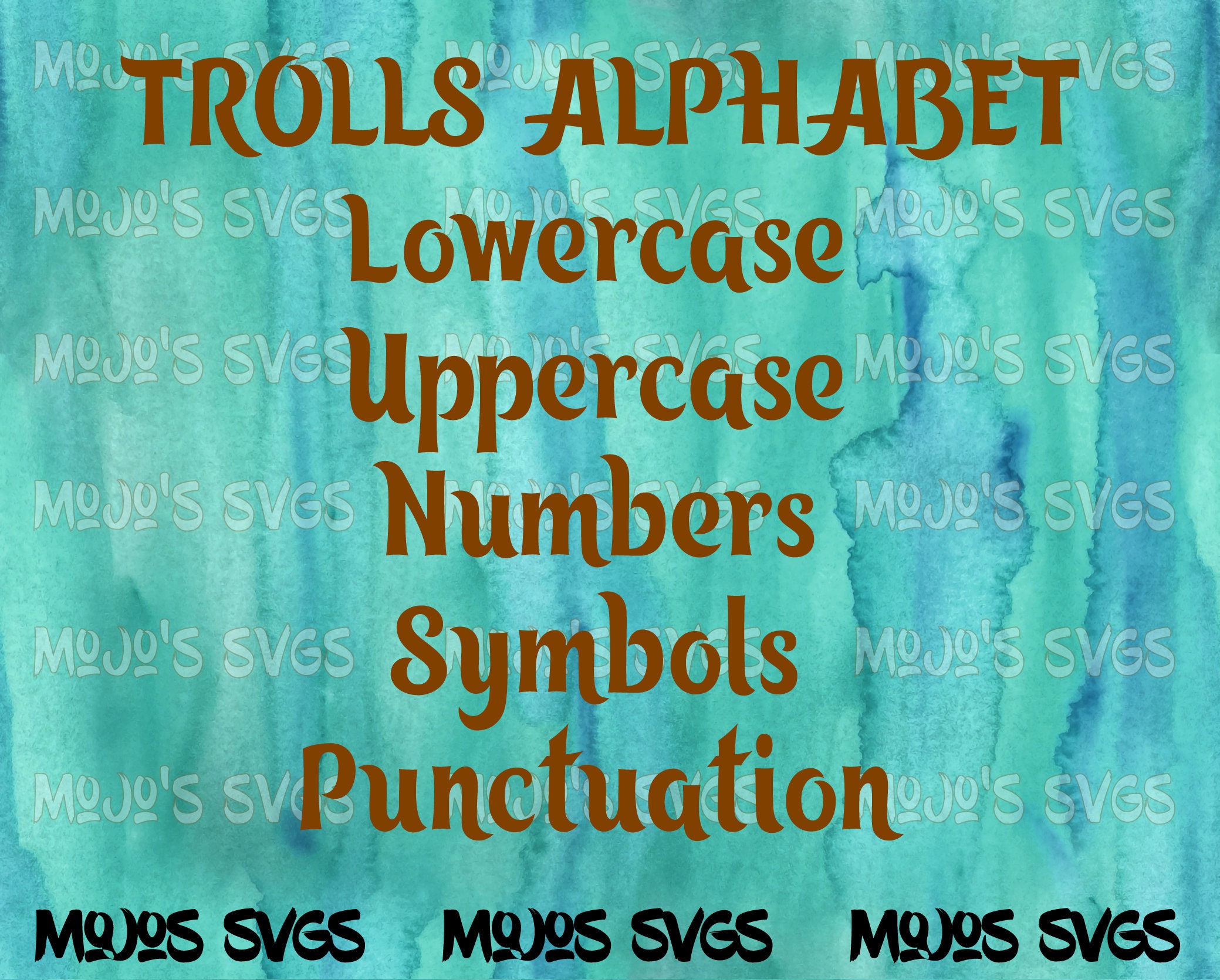 Trolls Alphabet SVG,Trolls Font svg,Trolls Letters,Trolls Movie Letters