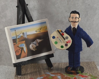 Salvador Dali Surrealism Artist Diorama Scene Spanish Painter