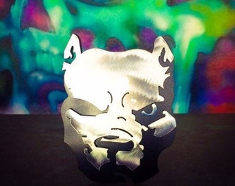 16" Metal Pit Bull