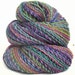Handspun handdyed yarn Merino wool and tencel
