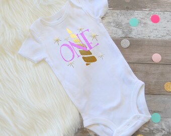Girls 1st Birthday, Unicorn Birthday, Unicorn Shirt, Unicorn First Birthday, Unicorn, Unicorn Birthday Outfit, Unicorn 1st Birthday