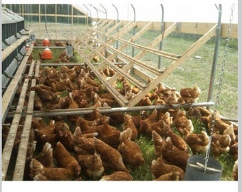 Chicken coop movable chicken coop chicken tractor