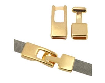 Clasp for leather cord (int 1 cm X 0.5 cm)
