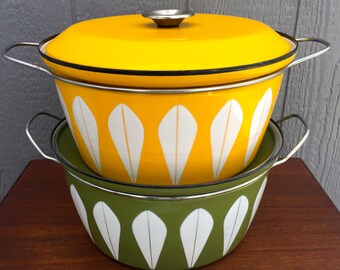 LARGE Cathrineholm Lobster Pot - YELLOW - Lotus