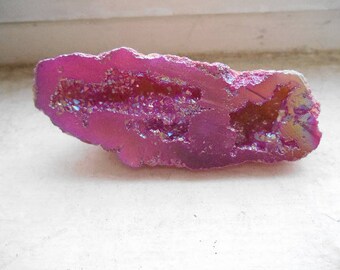 Purple Aura Quartz Crystal Geode