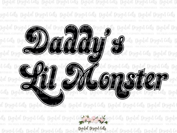 Download Daddy's Lil Monster SVG Harley Quinn Suicide Squad Iron-on ...