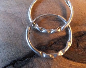 Sterling Silver Hoop Earrings