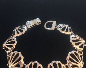 Sterling Silver Sea Shell Bracelet