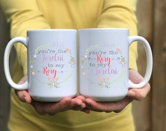 Gilmore Girls Mug Set | You're the Lorelai to my Rory | You're the Rory to my Lorelai | Mother Daughter Gift Set | Gilmore Girls Gift