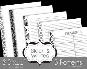 Grid Dots Bullet Journal Printable Paper 9x7 A5 and Letter