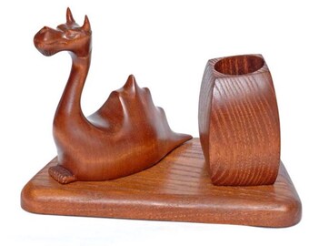 Pencil holder Pen holder Wooden desk decor Office gift Desk decor Office organizer Office set Desk organizer Desk accessories