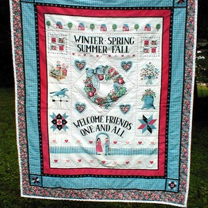 Quilted wall hanging | Etsy