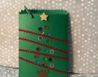 Christmas Tree Party Favor Bag-12