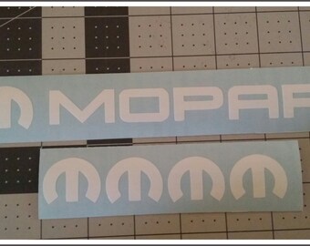 Mopar Decal Vinyl Sticker Combo
