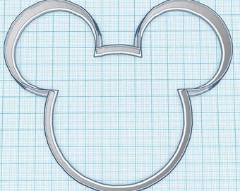 Round Mouse Silhouette Cookie Cutter