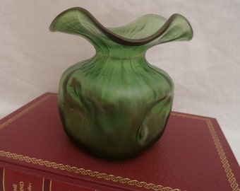 Art Nouveau Glas Vase Loetz Rusticana Jugendstil Antik einwandfreiem Zustand irisierende Glasvase