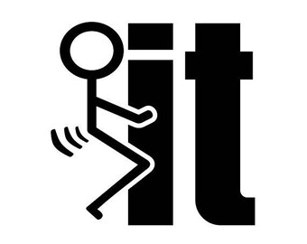 Screw it decal - car decal - f*ck it decal - adhesive decal - vehicle decal - vinyl decal - craft supplies