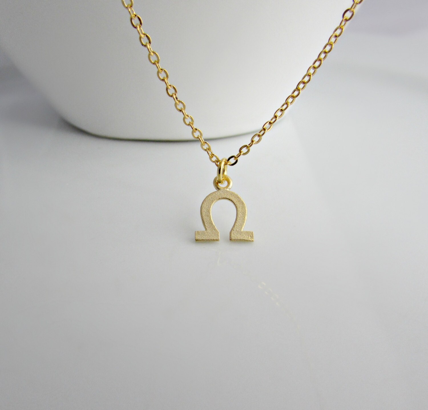 Omega Necklace Gold Omega Necklace Bridesmaid Gifts Greek