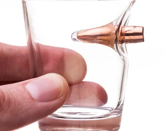 Unique .308 Real Bullet Shot Glass Military Party Gift For Him 21st Birthday