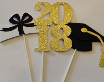 Graduation cupcake toppers set of 12 KriskropMemories