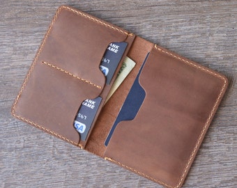 Leather Passport Wallet, Distressed Leather, Passport Holder, Leather Passport Cover, Travel Wallet, passport case, personalized