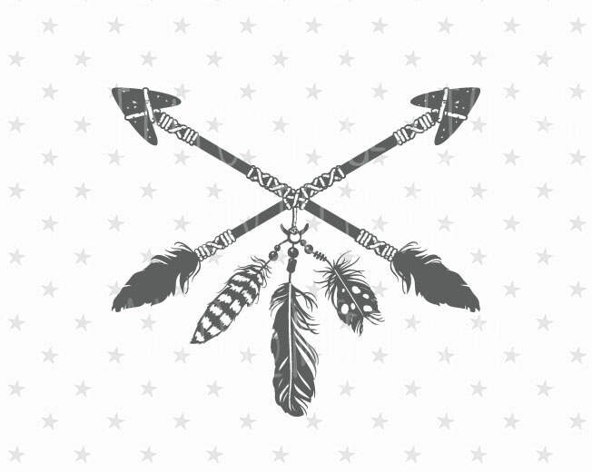 Download Feathers svg Arrow Svg file Boho Feathers svg Boho Arrow Svg