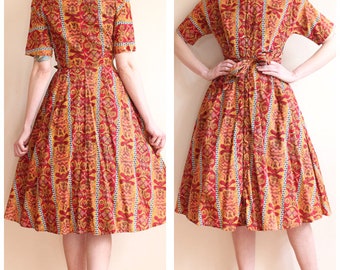 1950s Dress // Campus Girl of Summer Dress // vintage 50s dress
