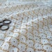 White Lace Fabric Cotton Bridal Lace Fabric Wedding Fabric DIY Headband Fabric 59" width 1 yard