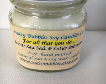 For all that you do ...candle 8 oz