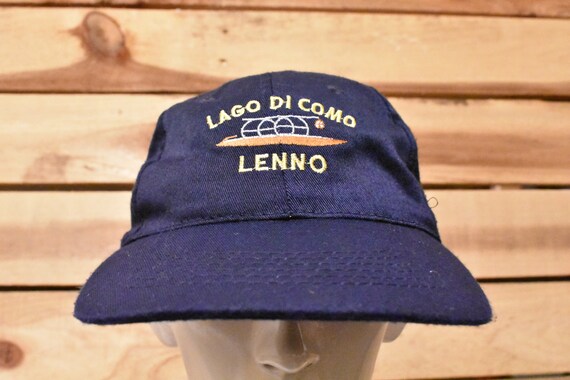 Vintage Lago Di Como Lenno Tourist Hat Vintage Lago Di Como Lenno Tourist Hat