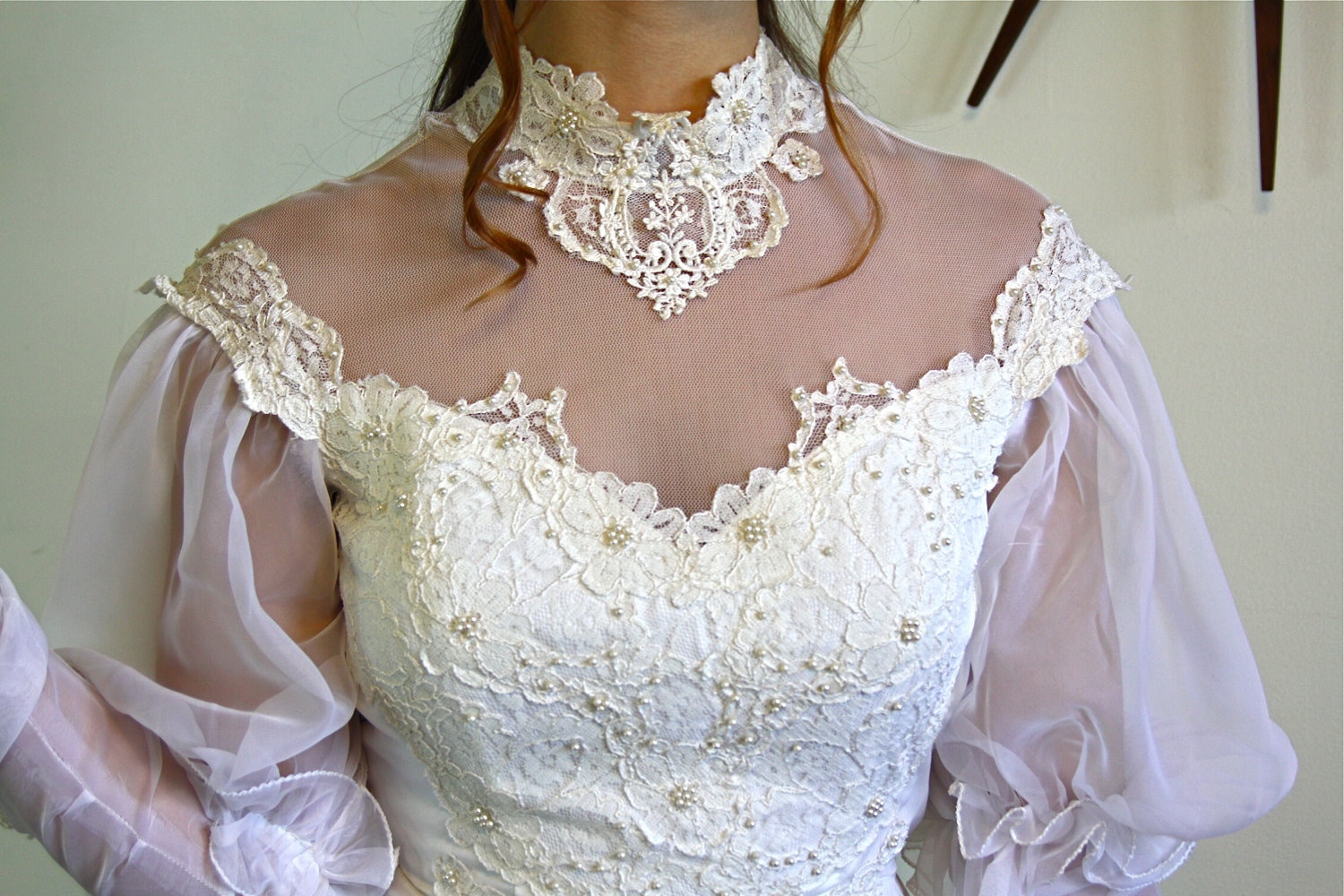 70s Wedding Dress, BOHO wedding dress, Vintage wedding gown, 1970s