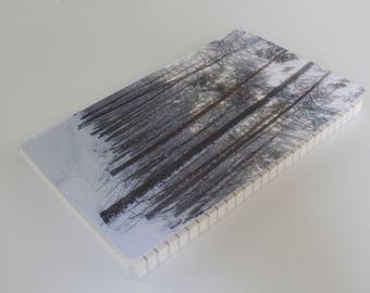 Winter Forest Notebook - 75 pgs - Travelers Notebook - Journal - Bullet Journal - Writing Journal