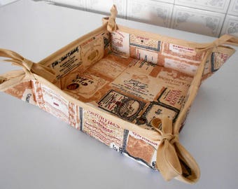 Storage basket or low-fabric bread box