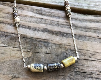 Gemstone wirewrapped necklace
