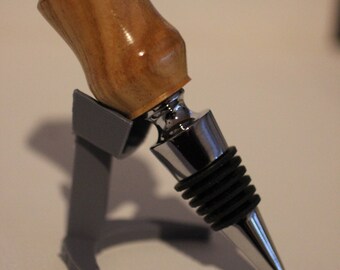Canarywood Flatnose Bottle Stopper