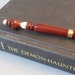 Padauk and Pearl Ballpoint Pen with Gold Accent