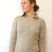 KNITTING PATTERN // Ladies Classic Raglan Pullover // top down worsted sweater -- PDF