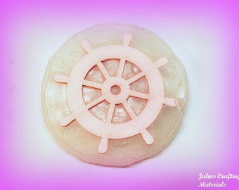 Ship's wheel silicone mold