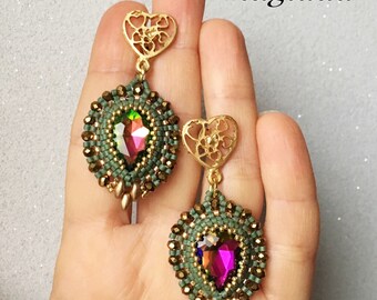 DIY-ENG Tutorial Rugiada earrings