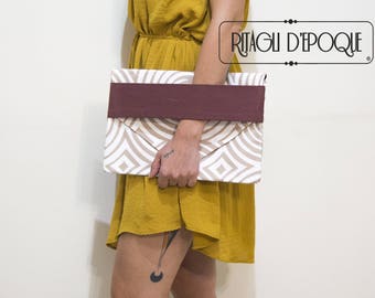 -20% balance bag classic, handmade wrist bag optical print