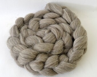 Grey Shetland Wool Combed Top - Heritage Breed - 100 grams