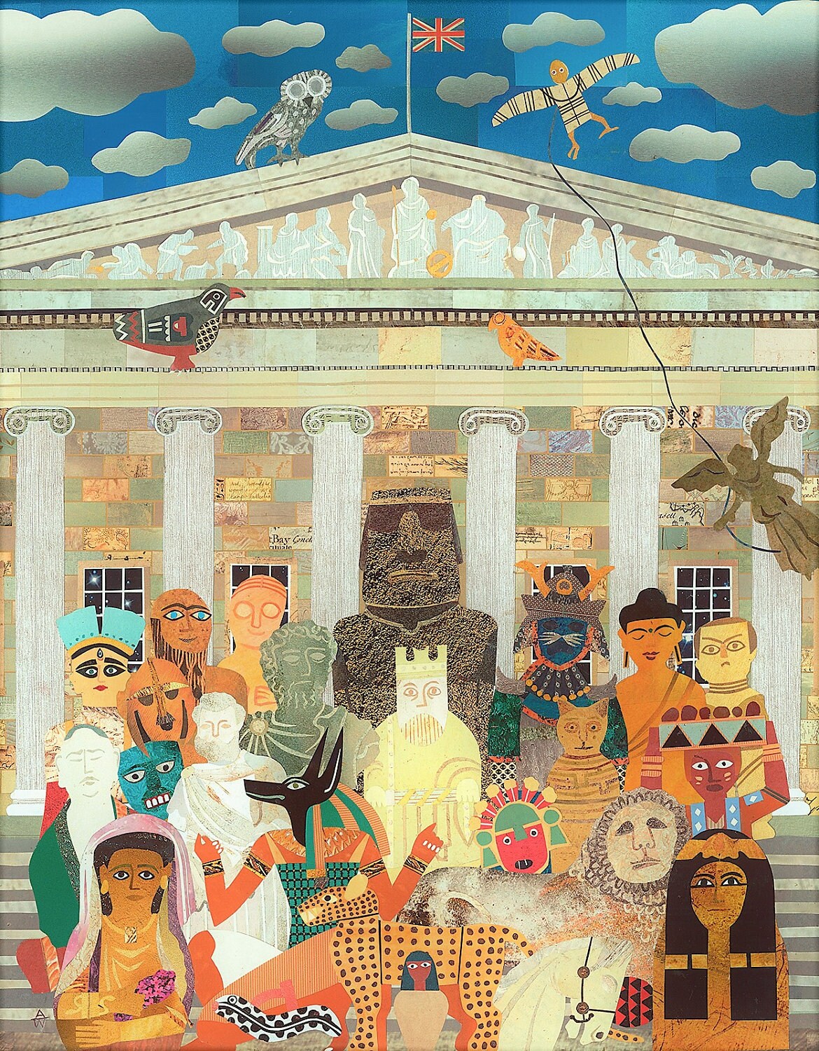 The British Museum Greeting Card Illustration Antiquities