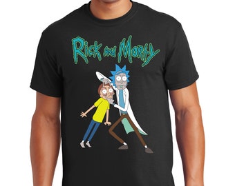 Rick and Morty T Shirt Wanted TV Show Funny Cartoon Network Shirts