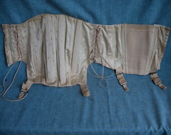 Vintage Ladies Girdle Corset Lace Up Sides Shape Wear Vintage Clothing