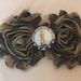Military Baby Headband, Army National Guard Shabby Flower Headband, Baby Hair Accessories. Baby Girls Hair Accessories, Military Headband