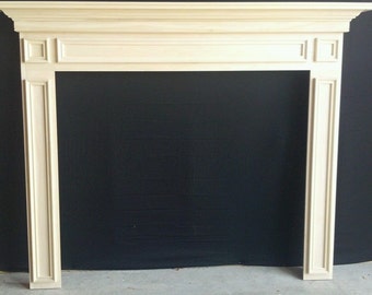 Fireplace Mantel Surround Paint Grade 1009