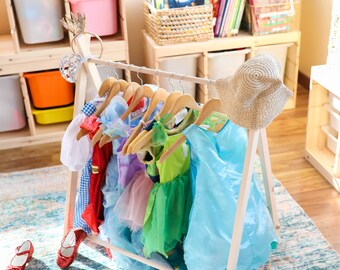 Mini Children's Clothing Rack (NO Canvas)Child's Clothing Rack, Dress Up Rack, Toddler Dress Up, Capsule Wardrobe, Modern Clothing Rack