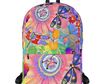Colorful Dragonflies Backpack